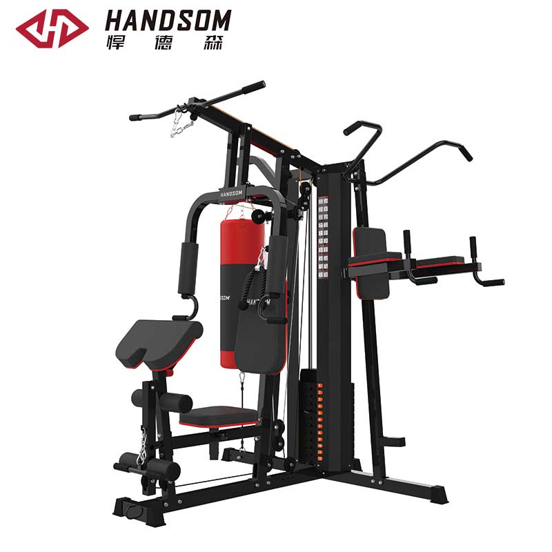 悍德森HS-6160 三人站沙包、單雙杠